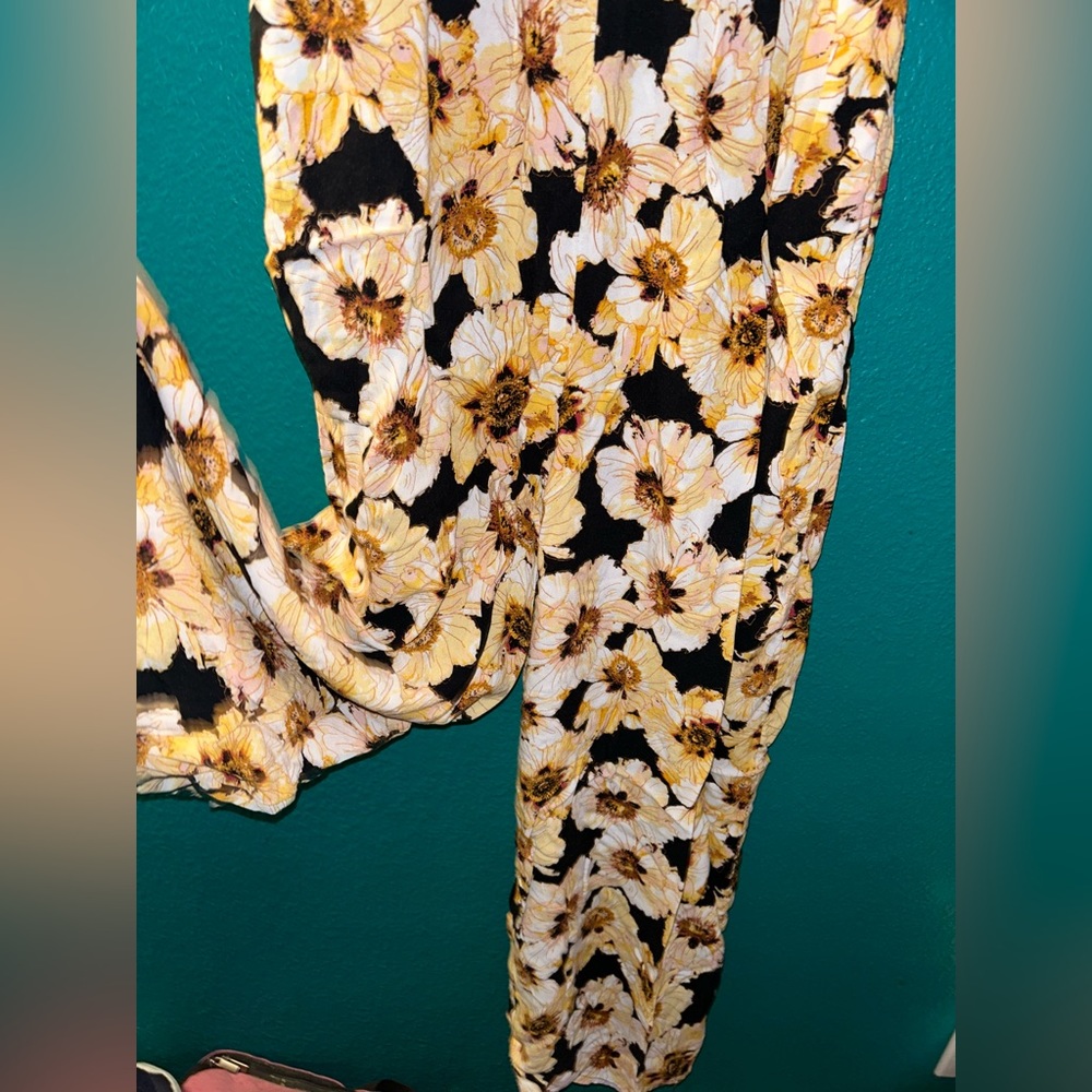 Maurices size large one piece romper, sunflower bodysuit - Picture 2 of 6